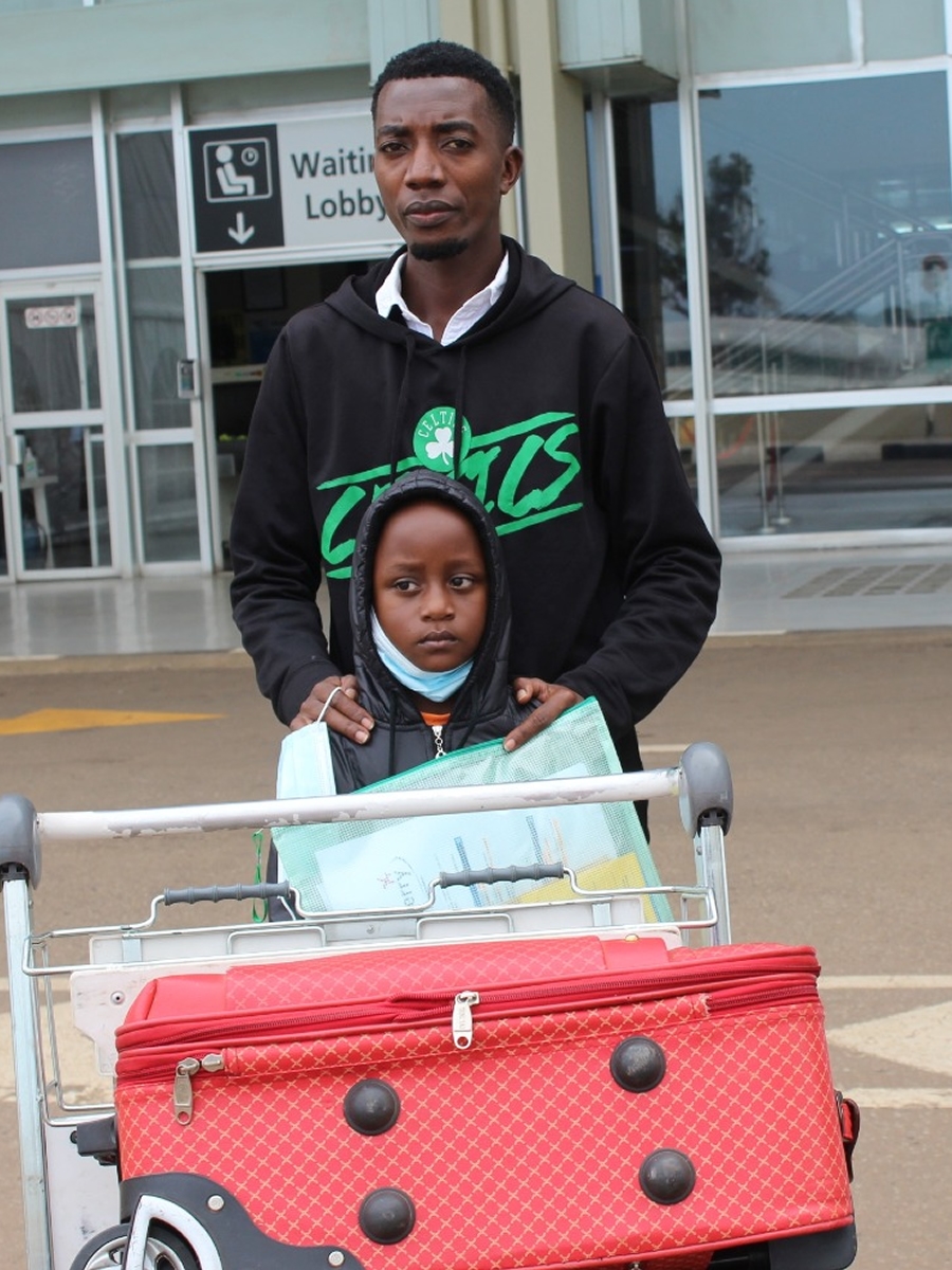 Nsereko Ian travelling for operation
