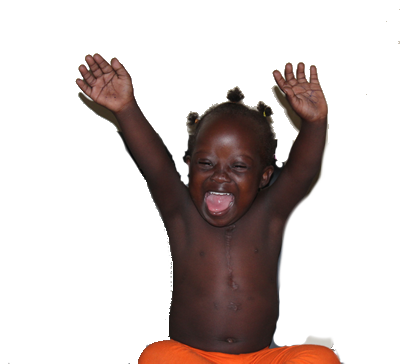 One of the children helped by ACDIPE 