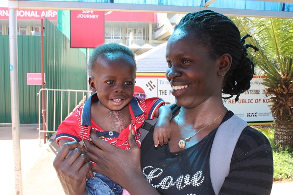 One of the children helped by ACDIPE